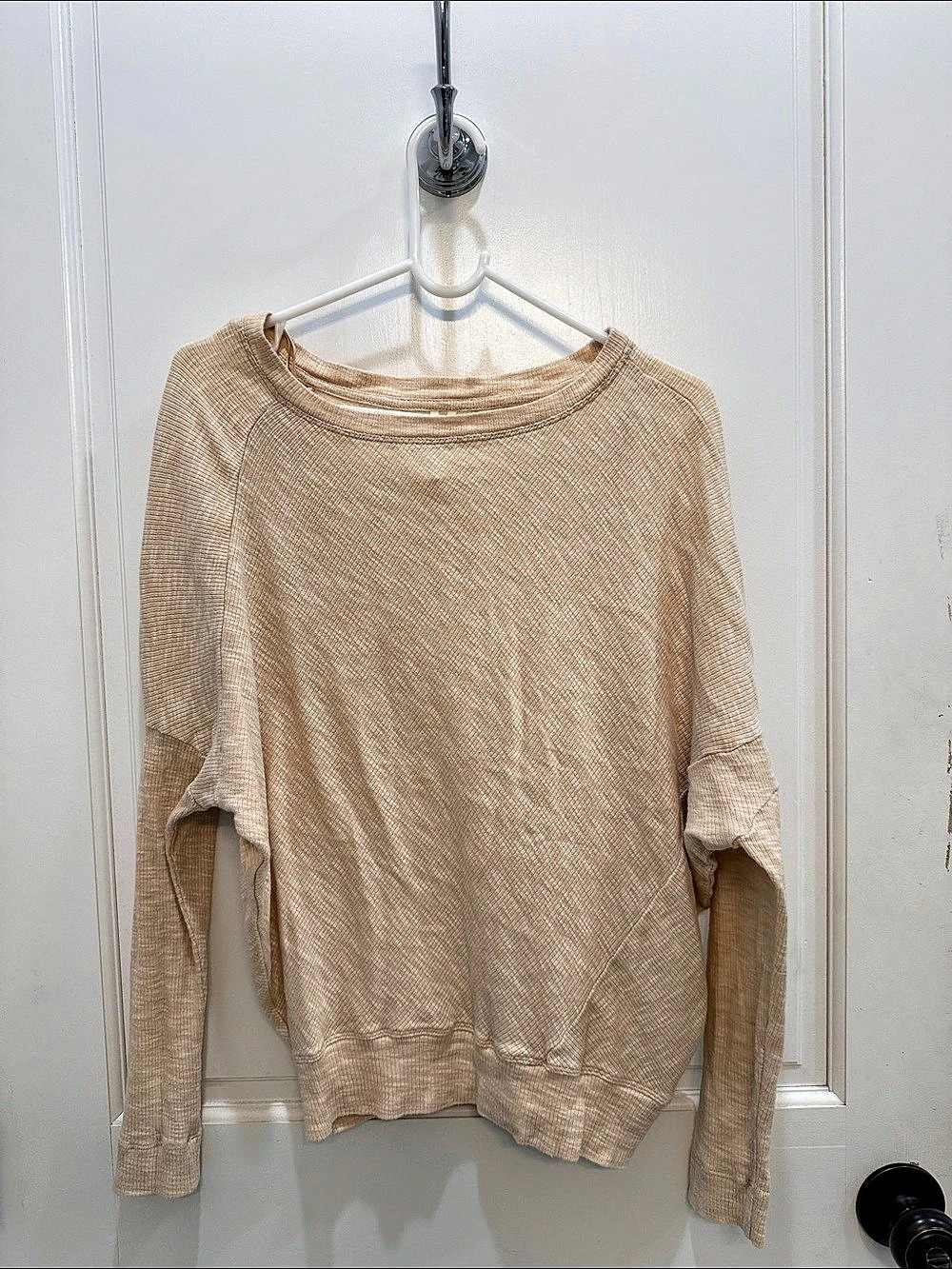 Anthropologie Crew Neck Sweater in Beige Size XS